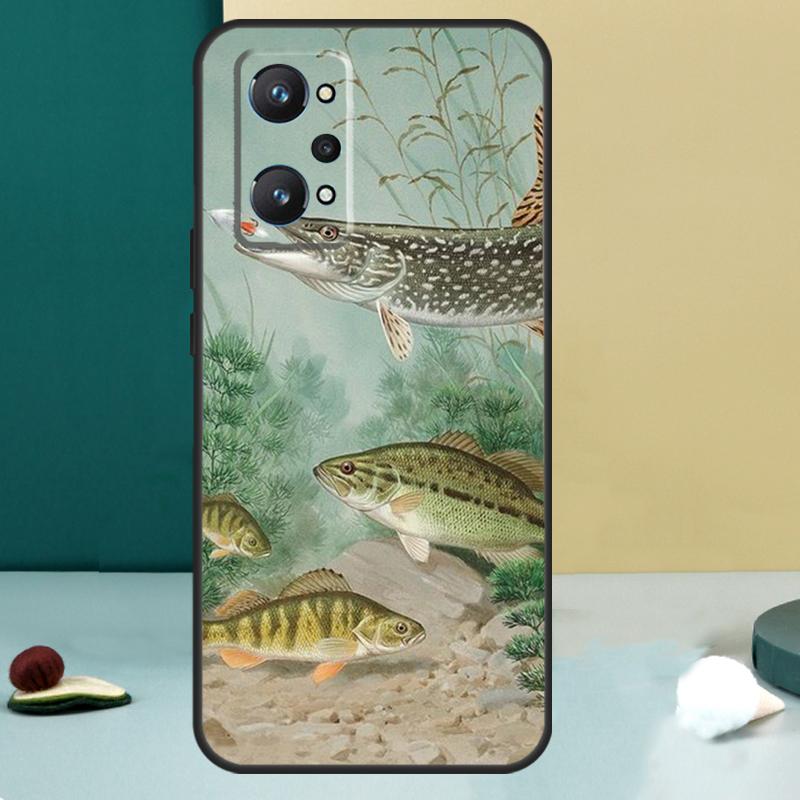 Fishing Gear Fish For Realme GT 7 Pro GT 5 6 6T C67 C61 C55 C53 C51 C21Y C25S C75 10 11 12 13 14 Pro Plus Case