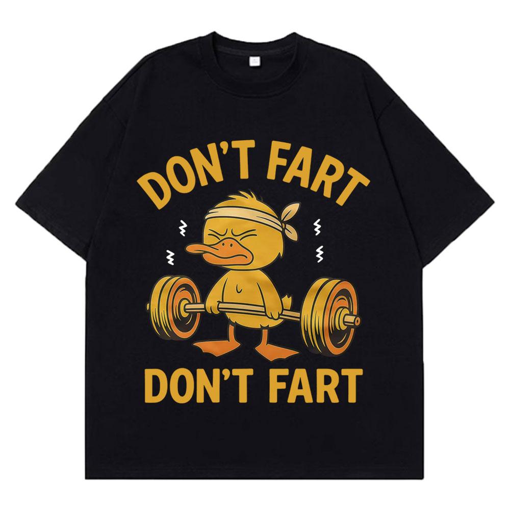 

Dont Fart Funny Christian Gym Memes 90s Vintage Tees Men Women Fashion Harajuku Tshirts Shortsleeved Cotton Harajuku Tshirts 3XL
