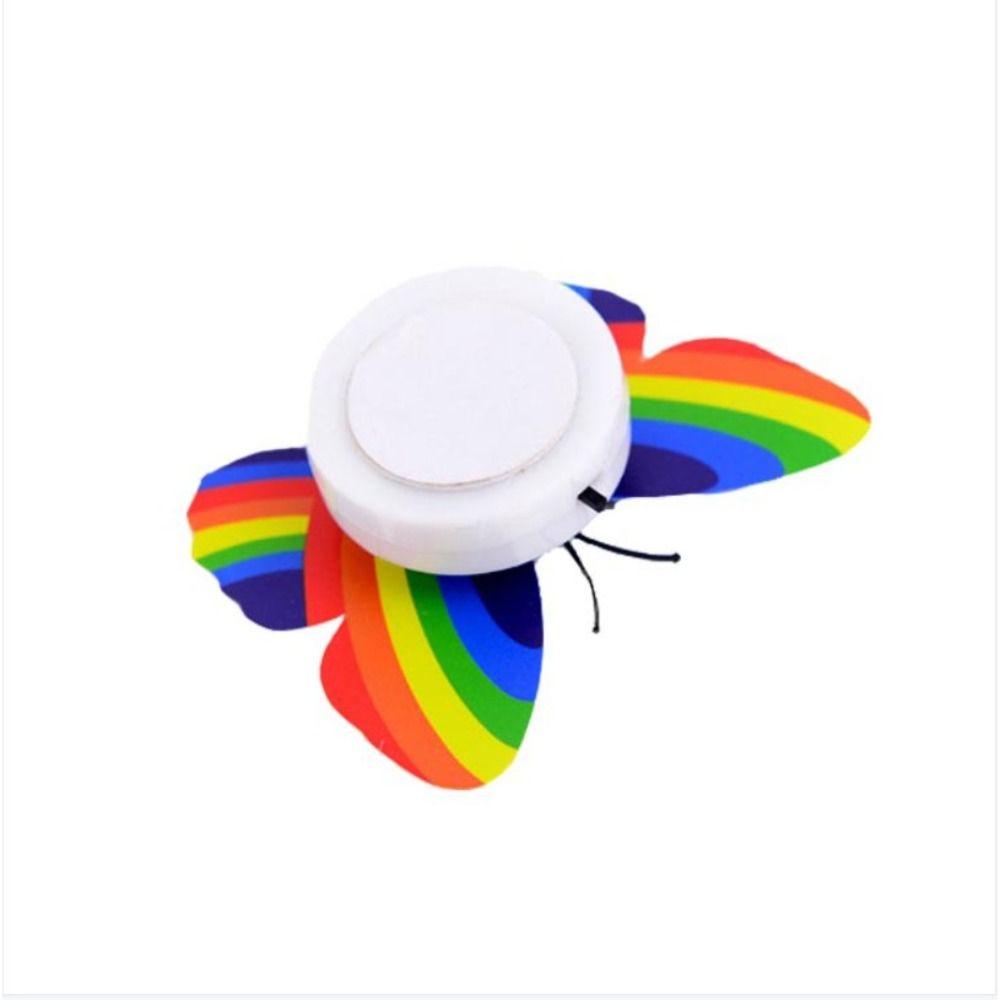 Paste Style Little Night Light Random Color LED Butterfly Lamp  Home Decoration