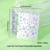 A6A7A8m5 Star Double Buckle Transparent PVC Soft Shell 6-Hole Metal Clip Planner Album Book Cover