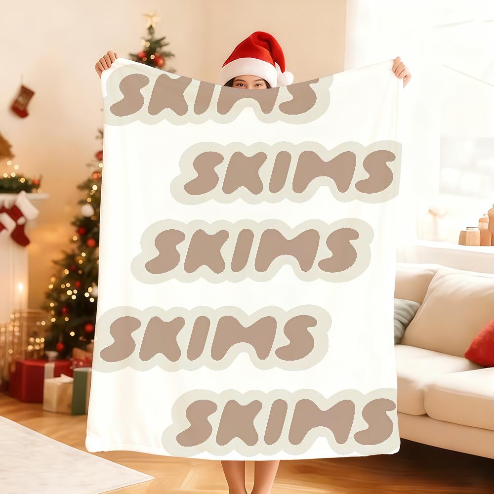 Energetic Interesting S SkImS S Blanket Soft Throw Blanket for Home Bedroom Bed Sofa Picnic Travel Office RestCover Blanket Gift