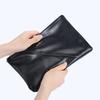 Men'S Soft Leather Wallet Long Purse Men Clutch Bag Large Capacity Zipper Wallets