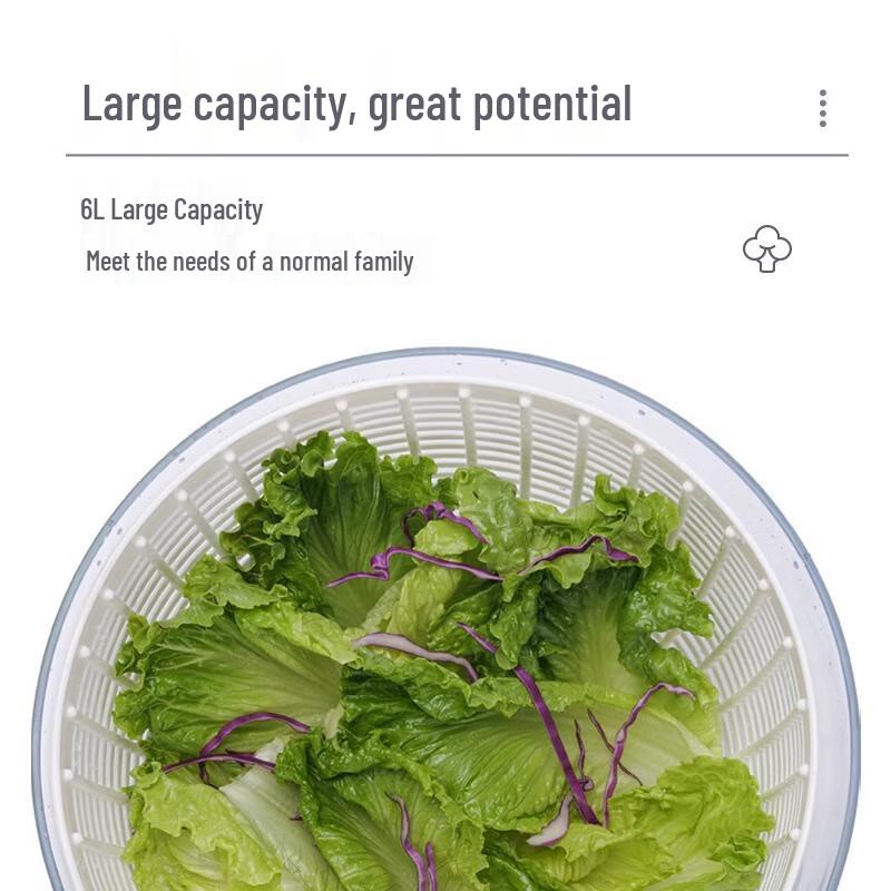 Manual Press Salad Spinner