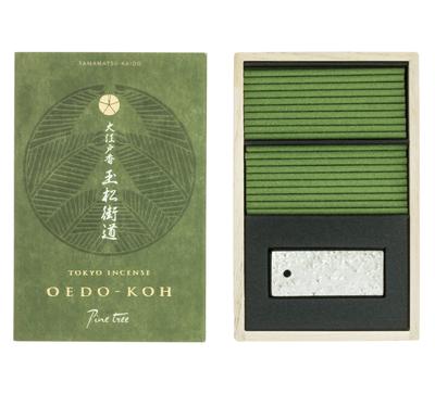 Nippon Kodo Oedo Incense Tamamatsu Kaido 60 Sticks with Incense Stand