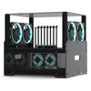 Double-Layer Acrylic Water-Cooled Computer Case with Semi-Transparent Design