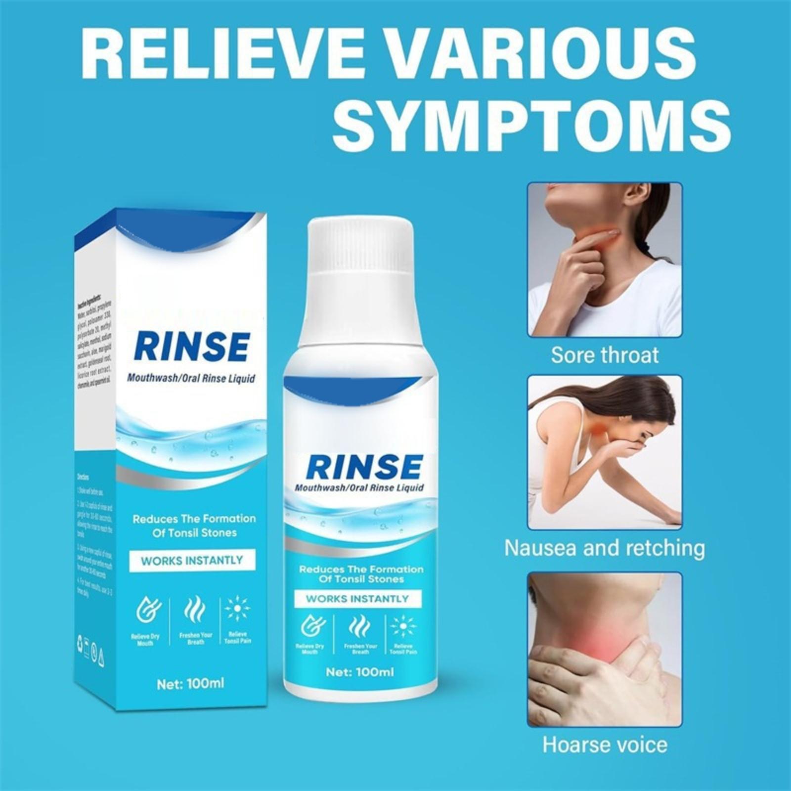 

Oral Calculus Remover, Natural Ingredient Mouthwash Or Oral Irrigation Liquid, Effectively Reduces Dry Mouth And Breath, 100ml one size