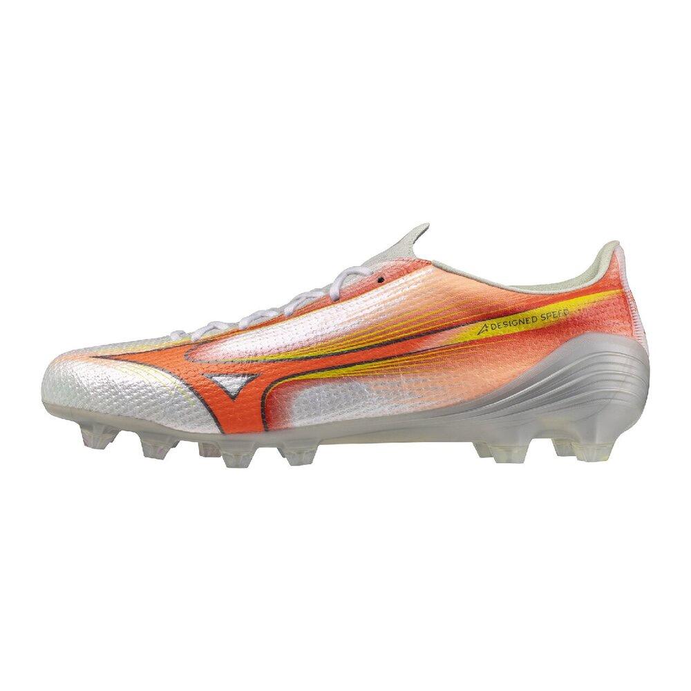 Mizuno Alpha 3 Comfortable Rebound Soccer Shoes Unisex Soccer Shoes Orange White P1GA266054 41