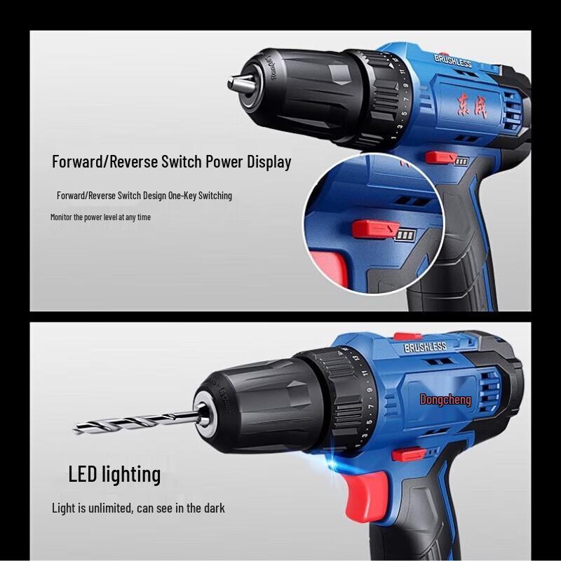Dongcheng Cordless Electric Drill Screwdriver CN plug (adapter included)