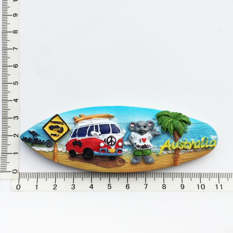 Αυθεντικά Μαγνητάκια Ψυγείου Αυστραλίας Σίδνεϋ Μπρίσμπαν Σουβενίρ Μαγνητάκια Ψυγείου Ρητίνη Χρώμα Χειροτεχνήματα Διακόσμηση Σπιτιού