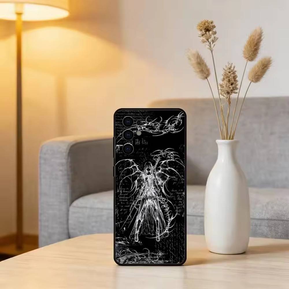 G-Gothic Cyber Sigil Phone Case For Samsung S25,S24,S21,S22,S23,S30,Ultra,S20,Plus,Fe,Lite,Note,10,Black Cover