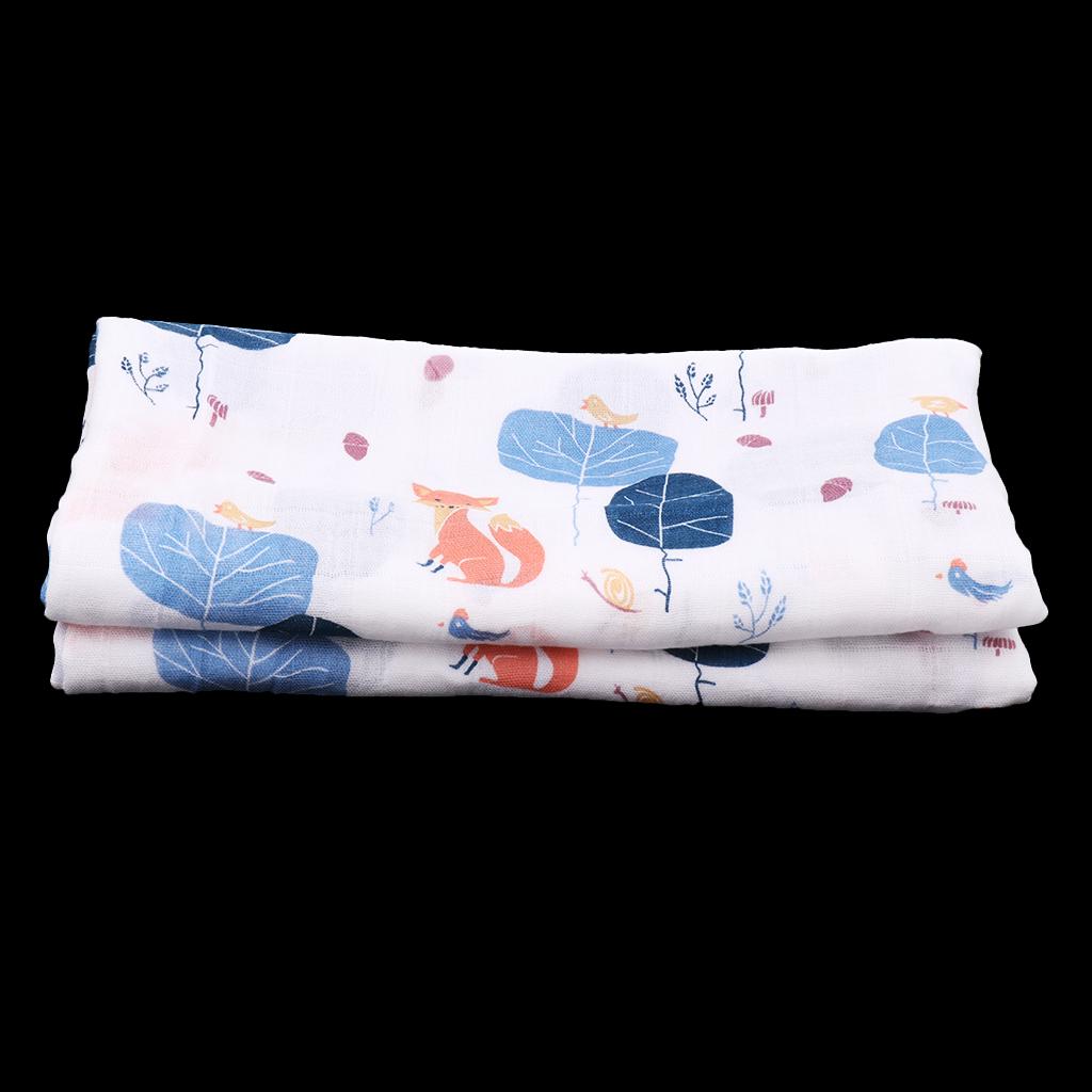Buy Soft Muslin Baby Swaddling Blanket Newborn Infant Cotton Swaddle