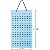 Shoes Charms Display Shoe Charms Organizer With 180 Holes Badge Storage Hanging Holder Shoe Decor Jewelry Display Storage Bag