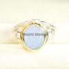 Opal Oval Cut Gemstone With 925 Sterling Silver Ring For Men's #B365 JL375682063819