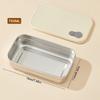 Portable Lunch Box Outdoor Picnic 1/2 Grids Large Capacity Fruit Salad Food Storage Container 304 Stainless Steel Bento Box