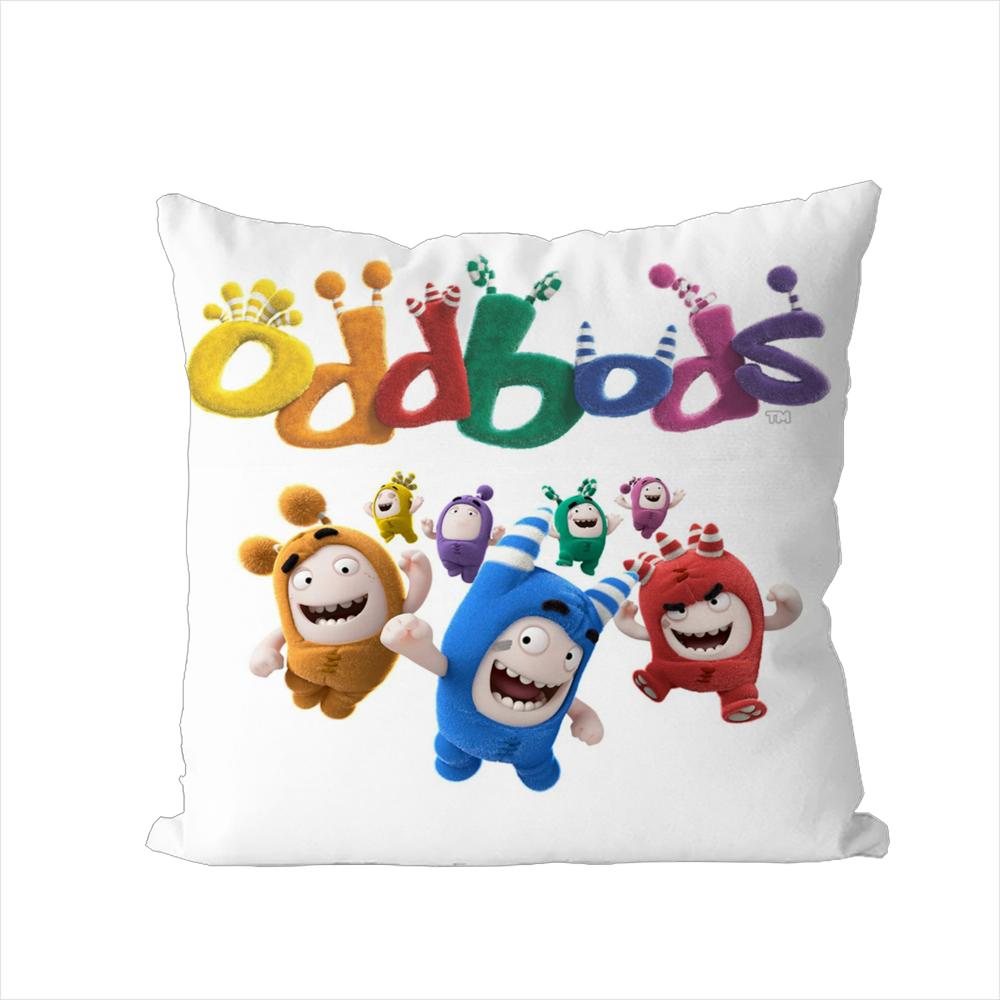 Oddbobs Pillow Case For Car Sofa Decorative Home Doublesided Print Plush Square Throw Pillow Cushion Cover