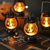 Halloween Pumpkin Ghost Face Lamp Portable Skull Decoration Light for Bar Party Table Atmosphere Prop Halloween Decor Use