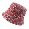 British Flag Reversible Bucket Hat Sun Protection For Outdoor Activities