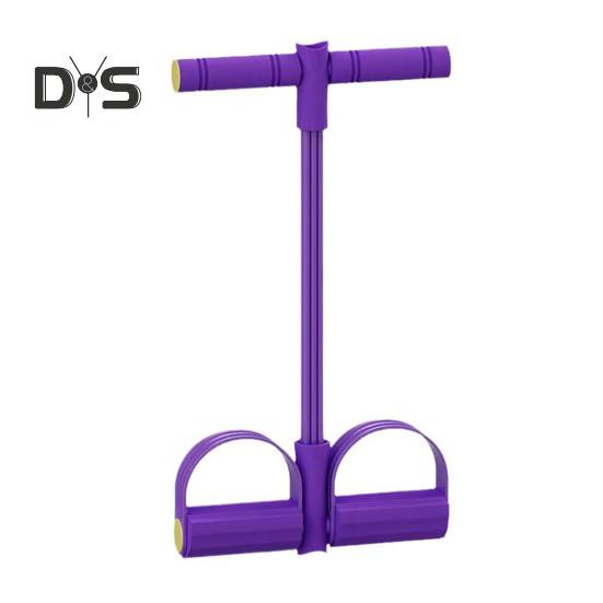 6-Tube Pedal Resistance Band Multifunction Tension Rope Elastic Yoga Pedal Puller Body Stretching Trainer Home Gym Workout Equipment