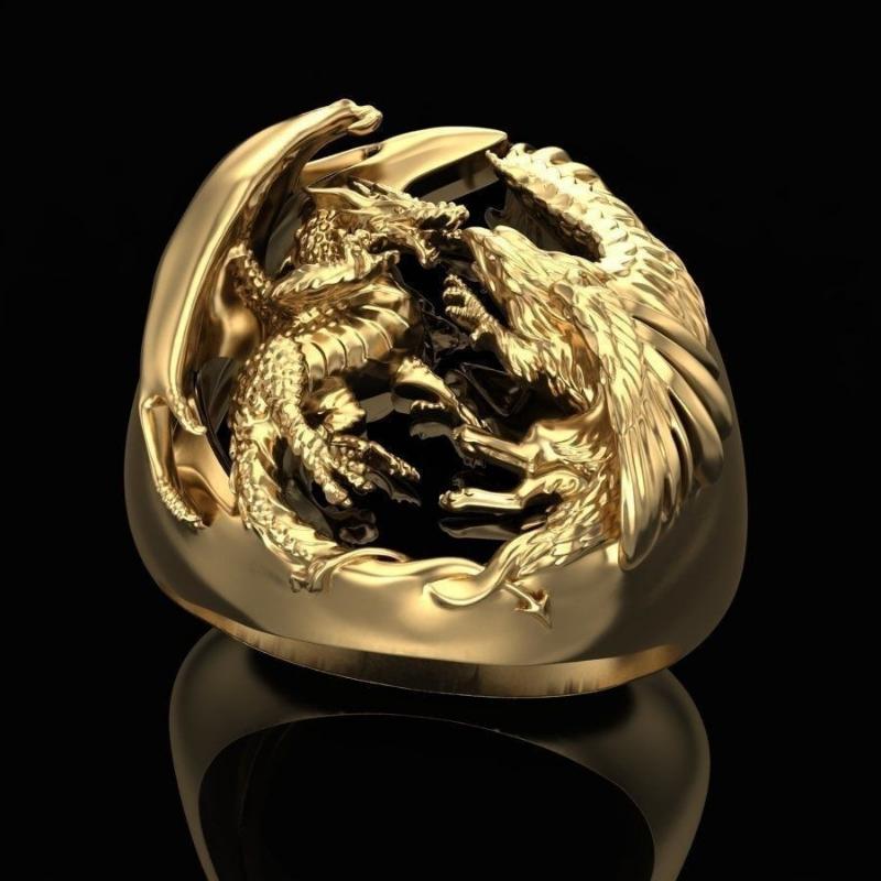 Western Dragon Ring Exquisite and Domineering Ring