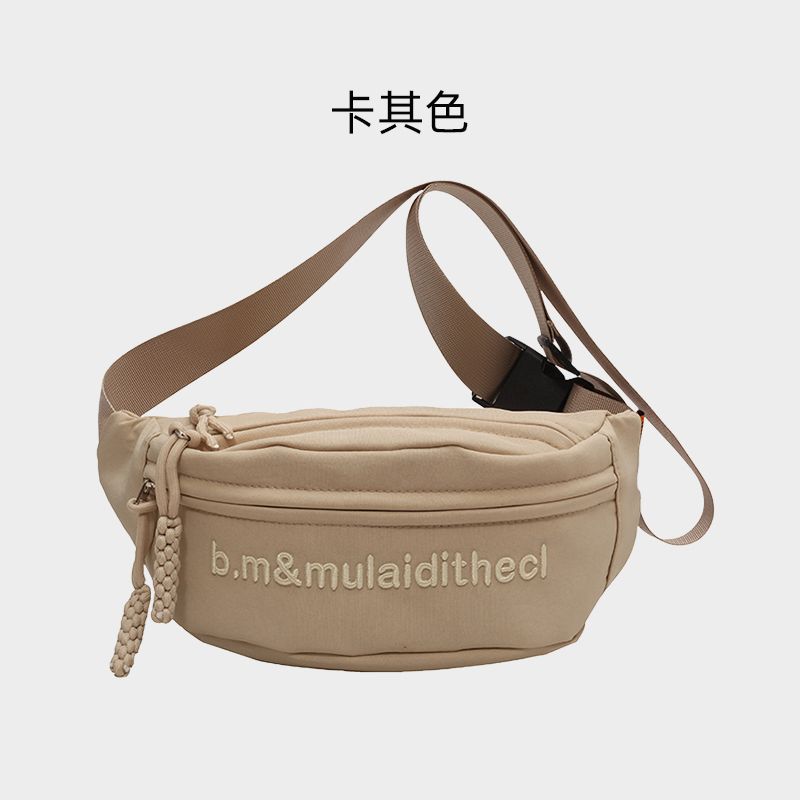

Crossbody bag breast bag women s new leisure sports style niche waist bag dumpling bag women s breast bag, waist bag хаки