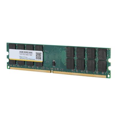 4GB DDR2 800MHz PC2-6400 Paměť pro stolní počítače, 1.8V 240-pin RAM Paměť, Navrženo pro stolní počítače, Kompatibilní se základními deskami (4GB DDR2)