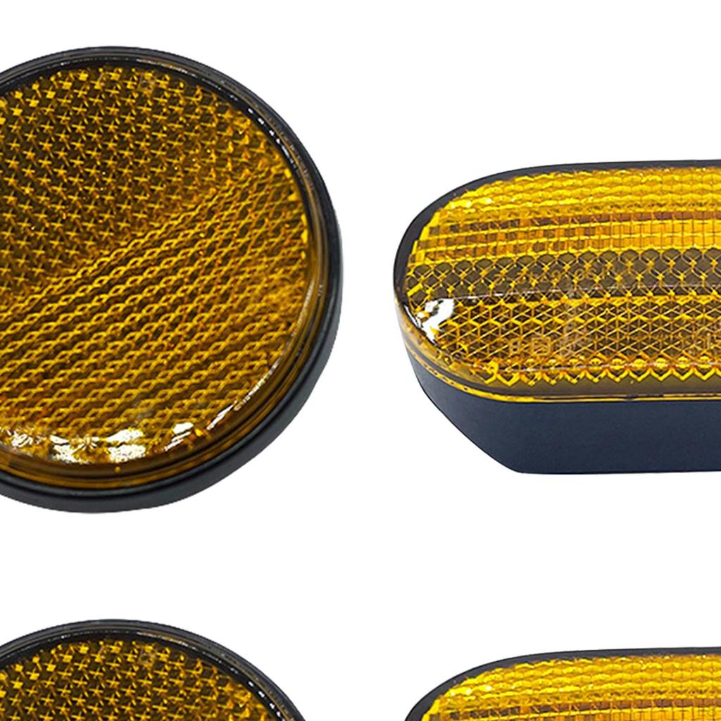 4 Pieces Reflector Light Reflective Strip Replacement Part for Trailer Bike Car