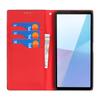 For Samsung Galaxy Tab A11 Case Silicone + PC Kickstand Tablet Cover with Handy Strap