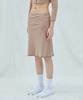 SLEEPYGOM Pure Brown Midiskirt