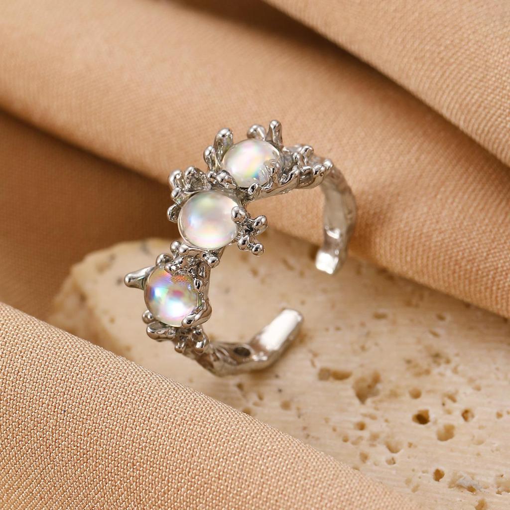 High-End Cross-Border Fashion Bow Ring for Women - European & American Style Open Index Finger Accessory