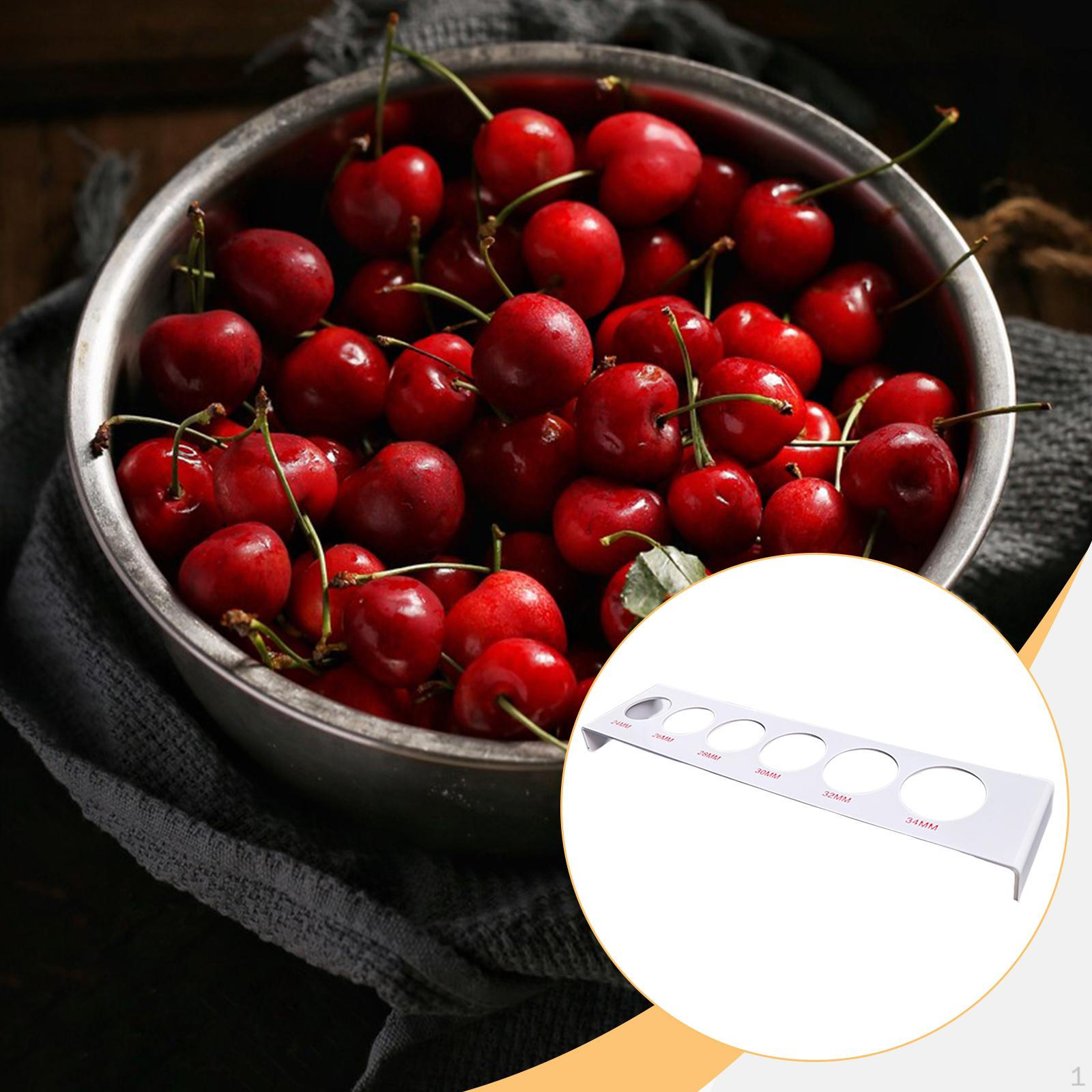 

Cherry Measuring Ruler Diameter Gauge Tool Easy to Use Portable Premium Measurement