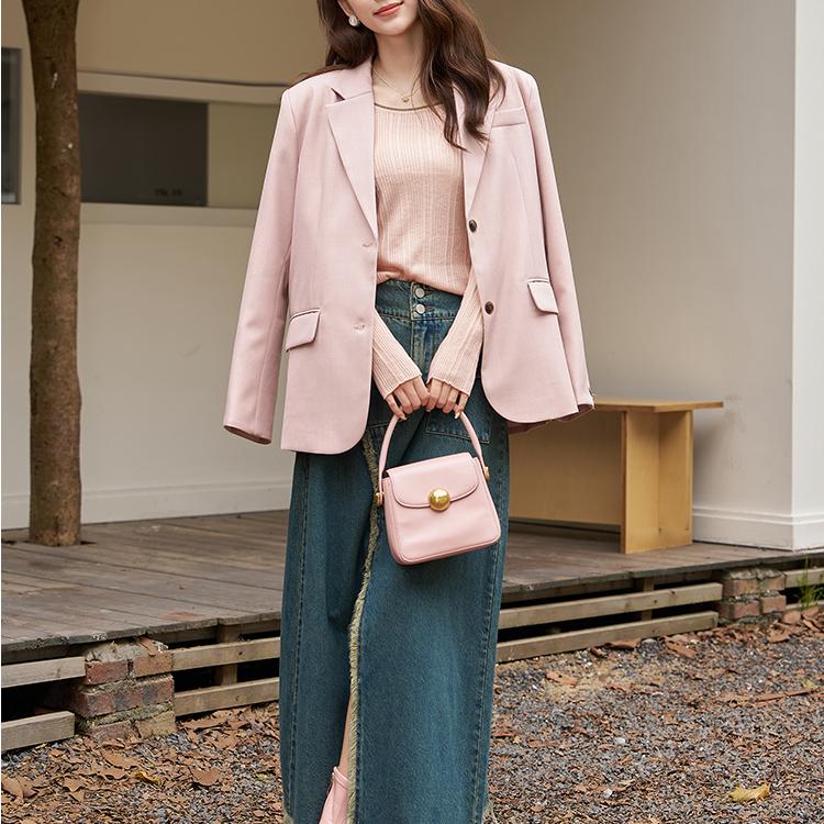 Mishow Blazer für Damen 2023 Herbst Neu Koreanischer Stil Elegant Pendler Büro Dame Alleskönner Mode Lässig Damenmantel MXC41W0067