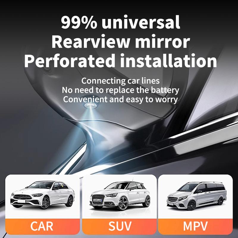 Evrensel Modifiye LED Dikiz Aynası Melek Kanadı Karşılama Işığı Mercedes Benz BMW Porsche Volkswagen Honda Toyota için Uygundur