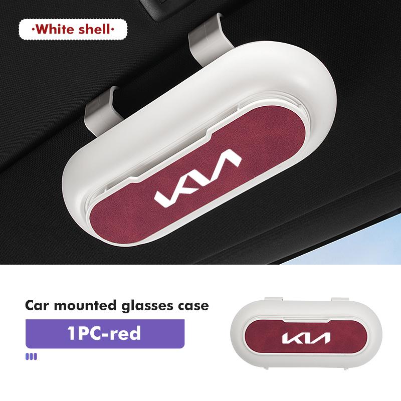 Car Portable Sun Visor Sunglasses Holder Case Glasses Boxes Interior Accessories For KIA Ceed Sportage Rio K5 K2 Optima Cerato drlqc11