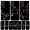 French Bulldog Black White Phone Case For Samsung Galaxy A13 A14 A15 A16 A17 A53 A54 A55 A56 A33 A34 A35 A36 A23 A24 A25 A26 A05