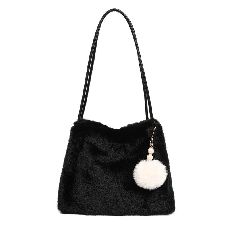 

Large Capacity Bag Simple Fashion Shoulder Bag Soft Versatile Fashion Bag Cotton Material High Quality Premium