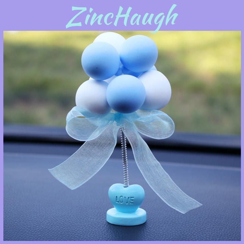 Cute Cartoon Balloon Car Ornament For Car Interior Clay Material