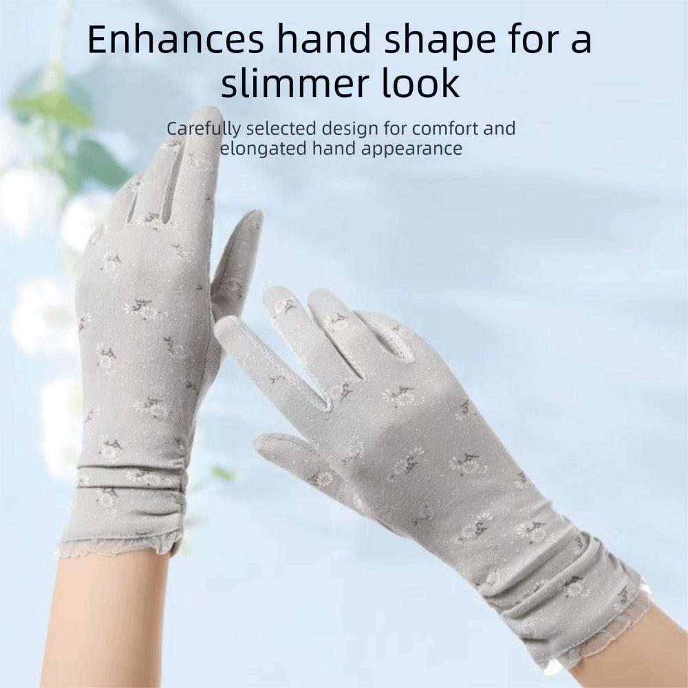 Anti-UV Sun Protection Gloves Mid-length Sleeve Cycling DrivingGloves Outdoor Activities