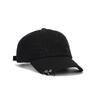 Distressed Hole Korean Cowboy Cap Unisex Tie Ring Hip Hop Street Dance Cap Retro Simple Personalized Hong Kong Sporty Denim