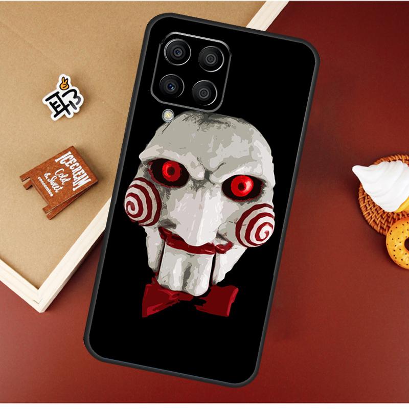 Saw Jigsaw Puppet For Samsung Galaxy M12 M32 M52 M13 M33 M53 M11 M31 M51 M15 M55 M14 M34 M54 M30s M20 Case