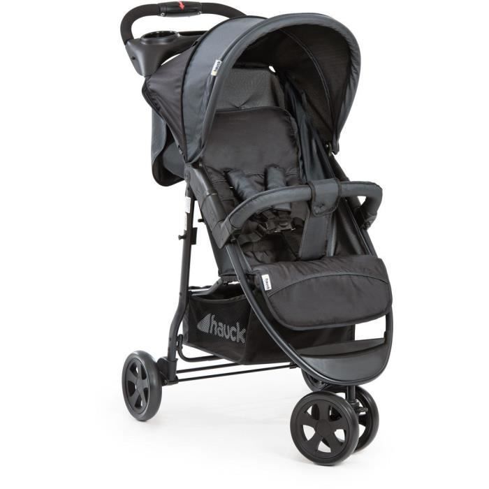 HAUCK - Poussette compacte - CITI NEO II - 3 roues - Caviar / Stone