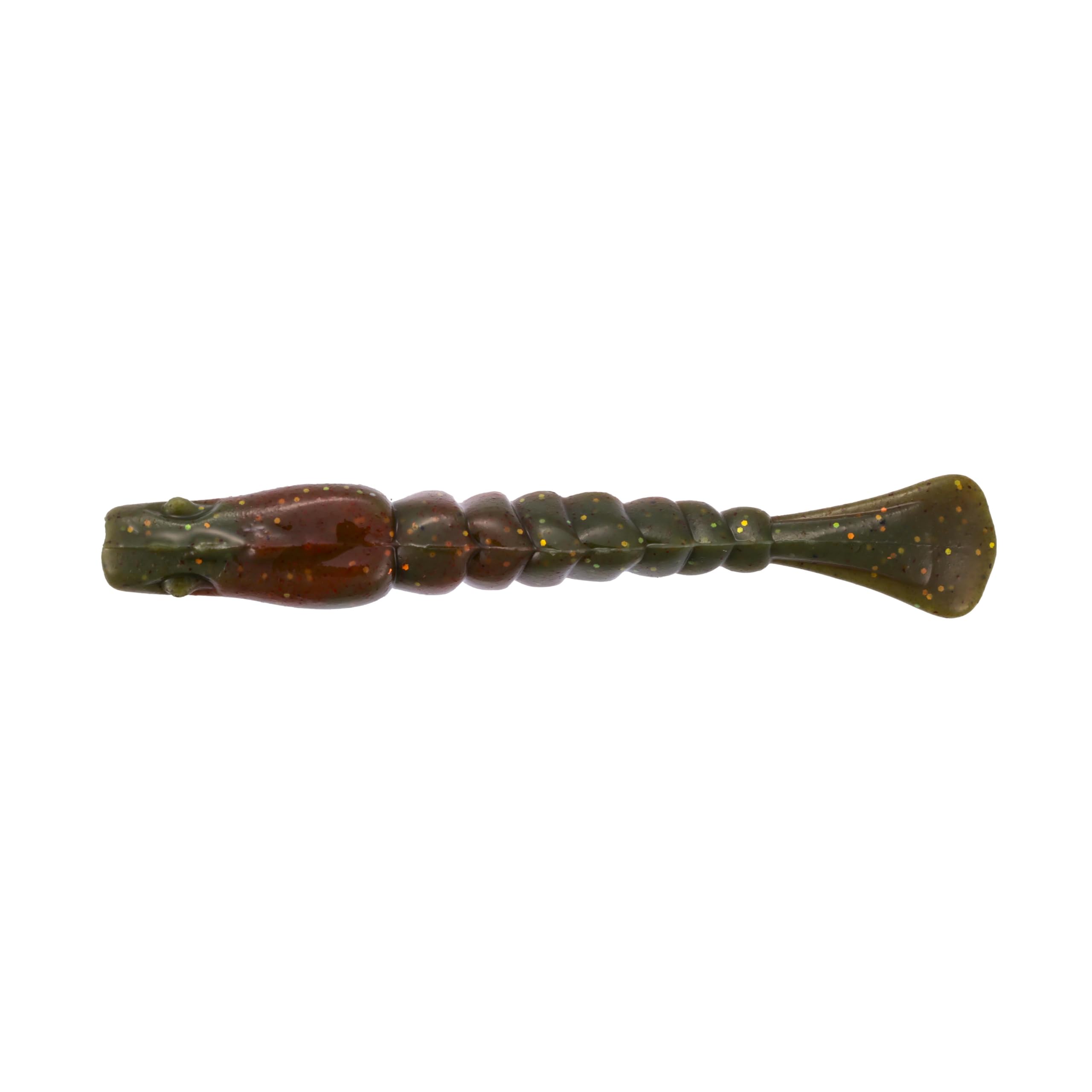 Berkley SW Turbo Shrimp 4 Camo Worm Bait Scented and Flavored Suitable for Black Sea and Flatfish Gulp! G2STS4-C - - Bream, Rockfish,