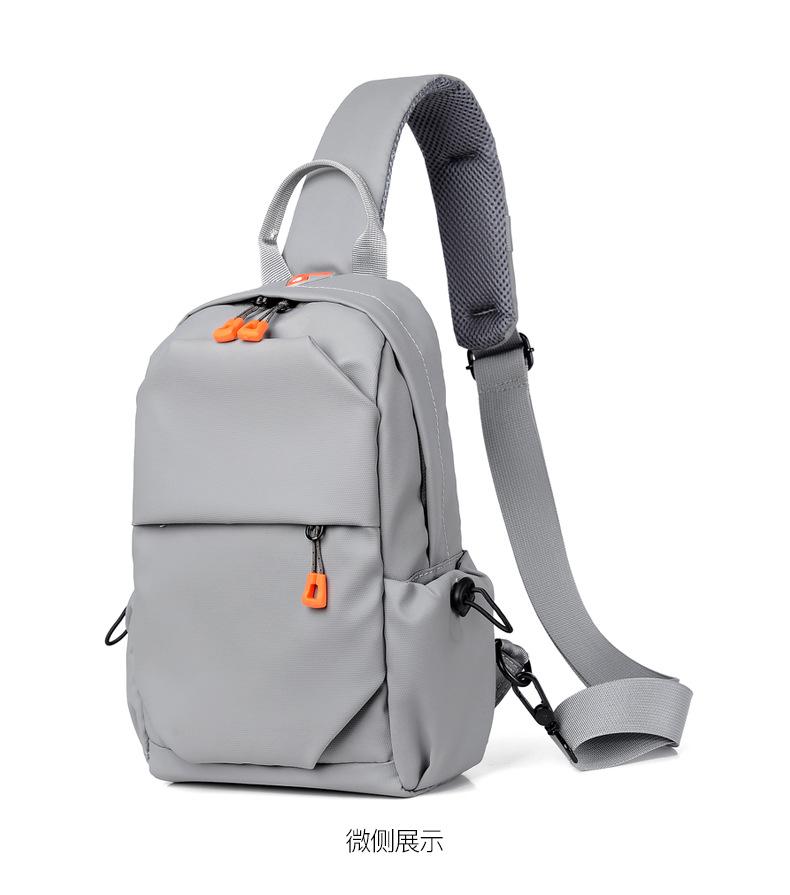 

Чоловічий рюкзак через плече 2025. Чоловіча модна сумка через плече. Повсякденна нагрудна сумка. сірий колір