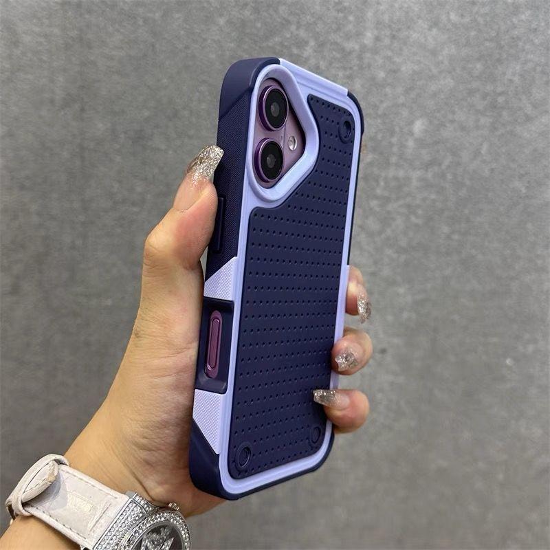 Armor Handyhülle für Apple iPhone 16 Pro Max - PC & Silikon Militärstandard Stoßfest Vollabdeckung für iPhone 16/15/14/13/12/11/Pro/Pro Max/Plus