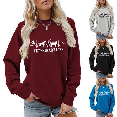 Neues kreatives Mode-Sweatshirt für Herbst und Winter, Damen-Sweatshirt mit dicker Jacke, Winter-Sweatshirt in Übergröße