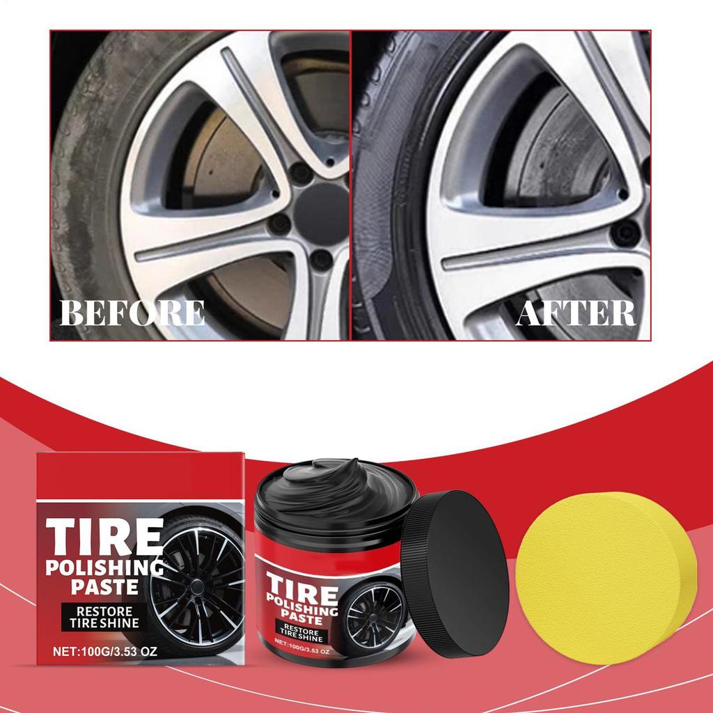 Car Wheel Shine Auto Tire Cleaning Polishing Product Automotive Wheel Protectant For Trucks Sedans RVs SUVs Collectors Dealers