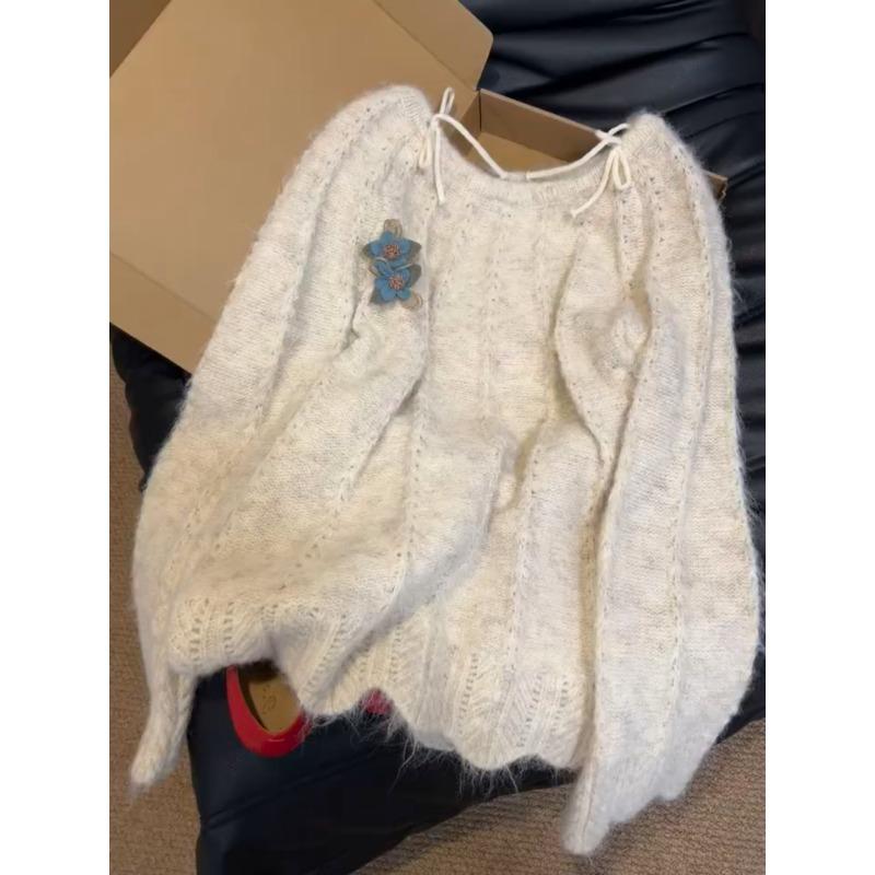 

Осенний свободный и тонкий вязаный кардиган, женский дизайн, нишевый свитер-жакет, топ one size fits all абрикосовый