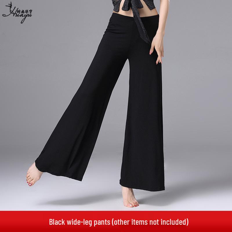 2025 Damskie Luźne Drapowane Modalne Szerokie Spodnie do Tańca i Jogi