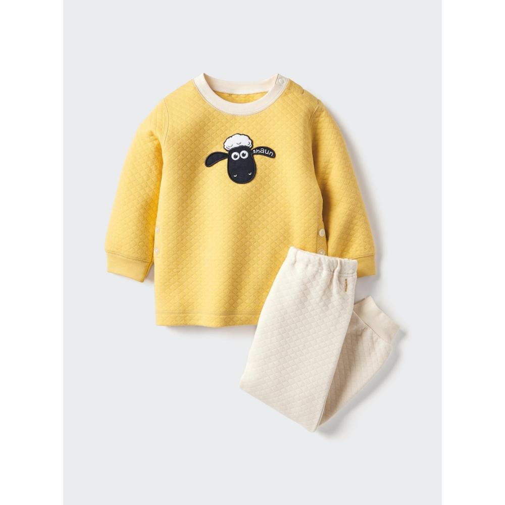 Uniqlo Bt Clay Animation Quilting Pajamas  Long Sleeve  C