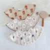 Korean-Style Baby Bib, Double-Sided Waterproof Gauze for 0-2 Years