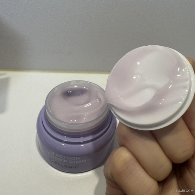 Cell Fusion C Glass Skin Collagen Cream 55ml (+Free Gift)